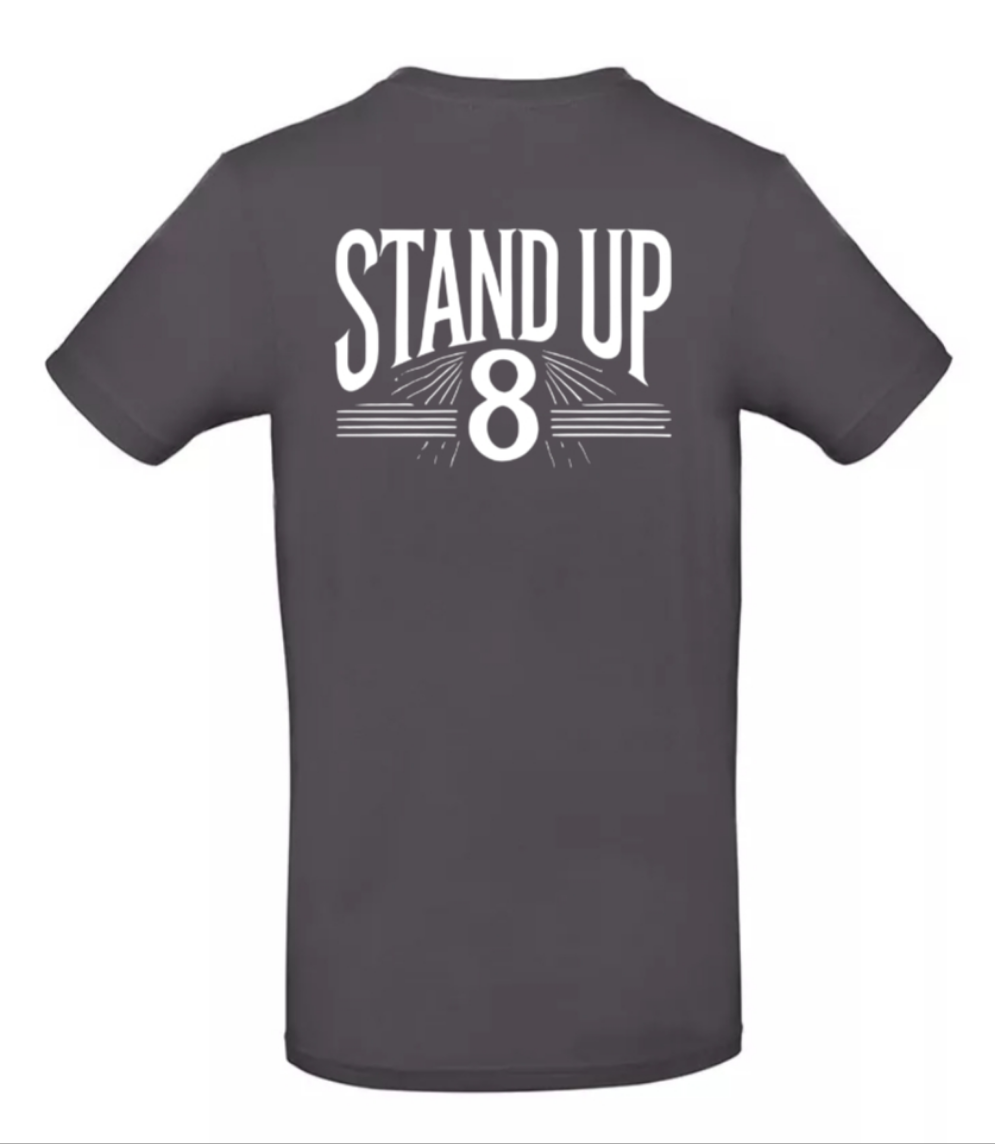 Rise Again Heren T-Shirt – Classic Edition ( Witte & Zwarte Logo's)