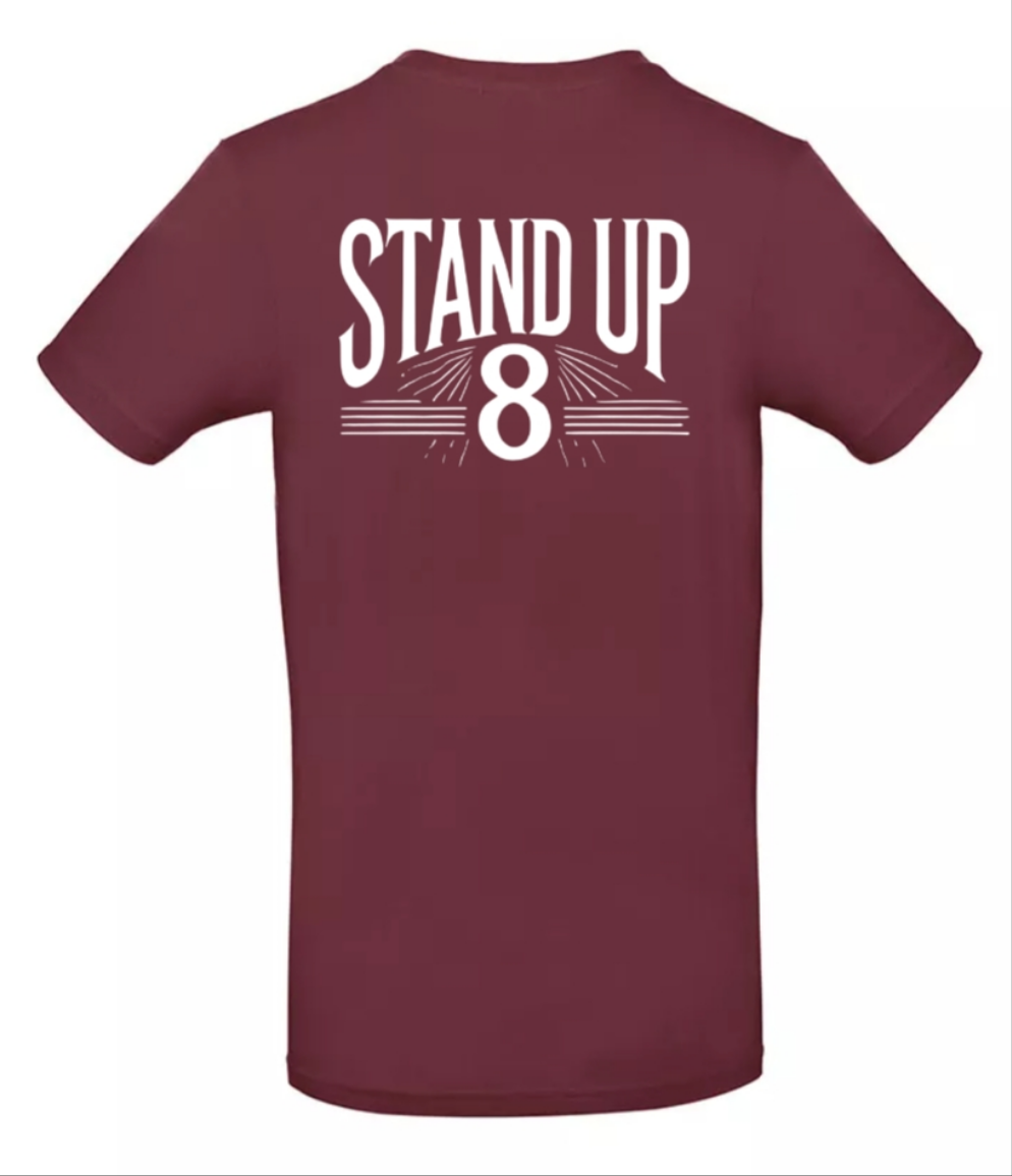 Rise Again Heren T-Shirt – Classic Edition ( Witte & Zwarte Logo's)