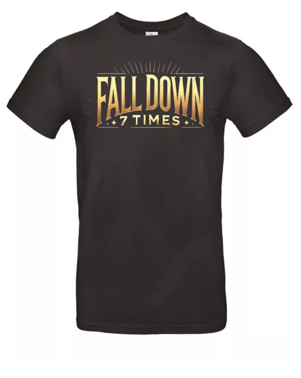 Rise Again Heren T-Shirt - Power Edition (Gouden logo's)