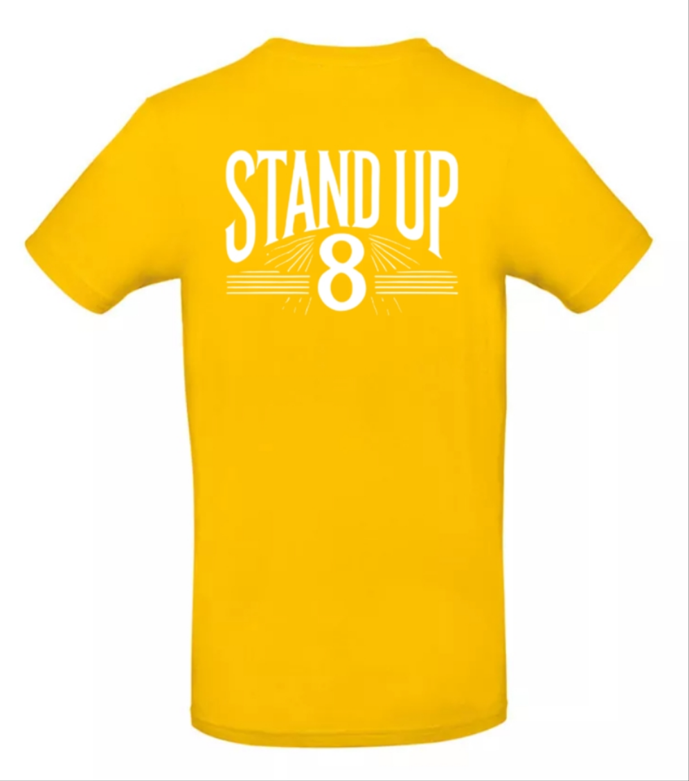 Rise Again Heren T-Shirt – Classic Edition ( Witte & Zwarte Logo's)