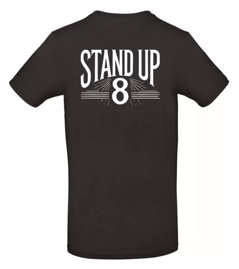 Rise Again Heren T-Shirt – Classic Edition ( Witte & Zwarte Logo's)