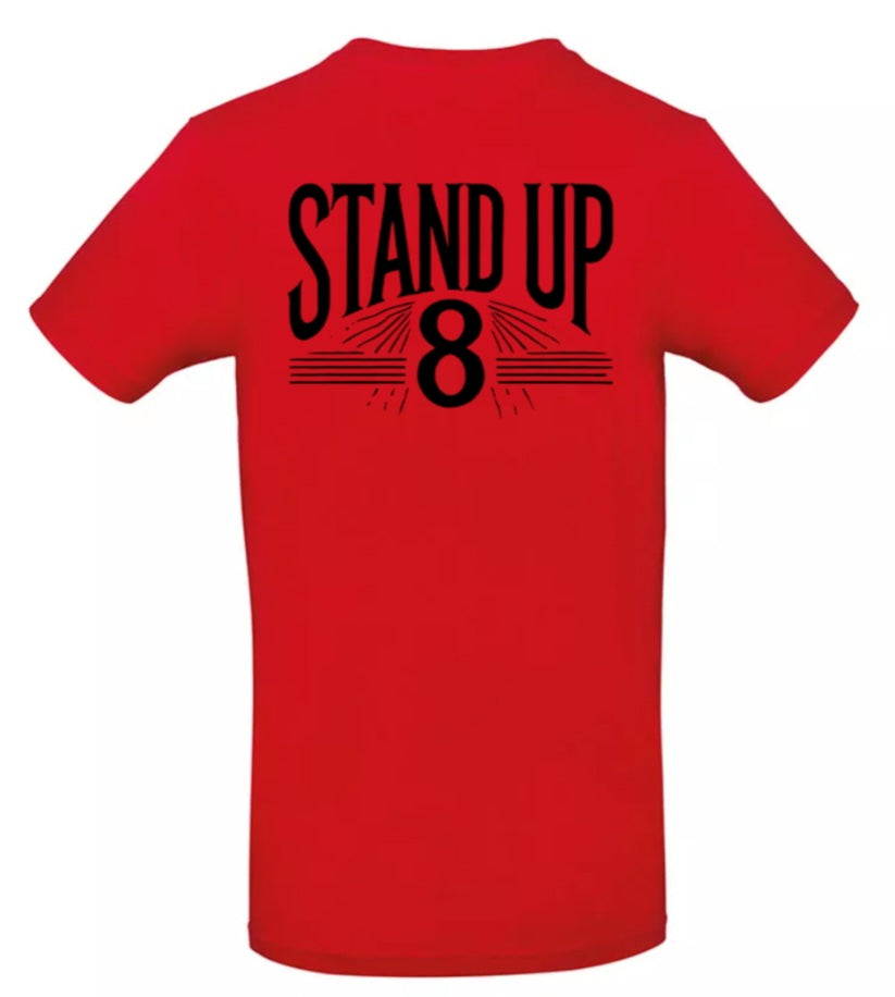 Rise Again Heren T-Shirt – Classic Edition ( Witte & Zwarte Logo's)