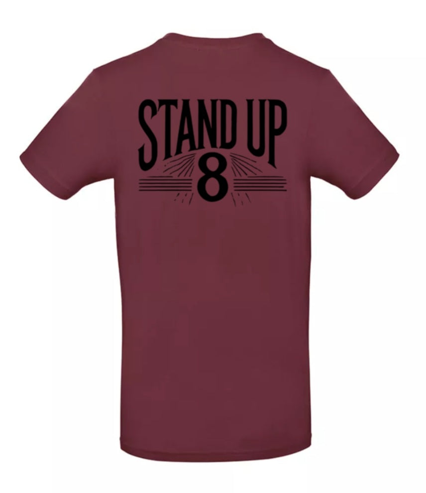 Rise Again Heren T-Shirt – Classic Edition ( Witte & Zwarte Logo's)