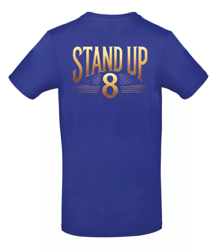 Rise Again Heren T-Shirt - Power Edition (Gouden logo's)