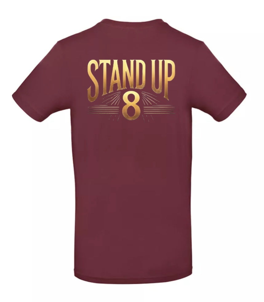 Rise Again Heren T-Shirt - Power Edition (Gouden logo's)