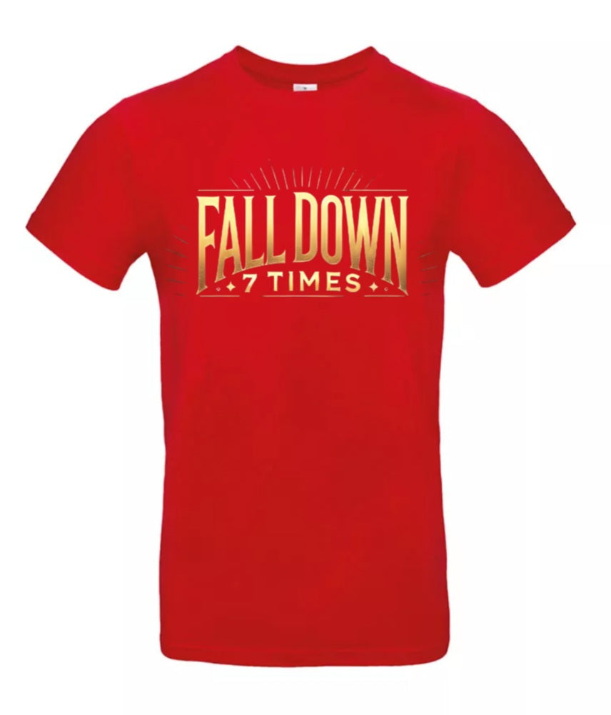Rise Again Heren T-Shirt - Power Edition (Gouden logo's)