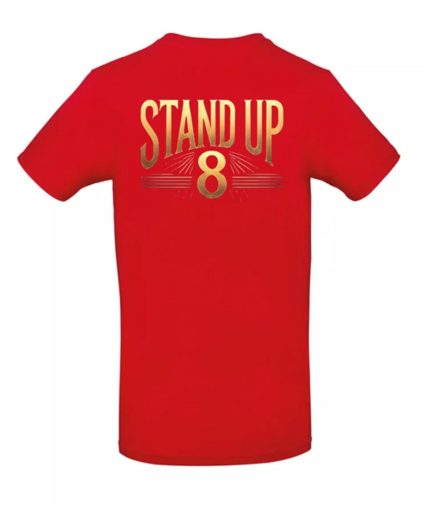Rise Again Heren T-Shirt - Power Edition (Gouden logo's)