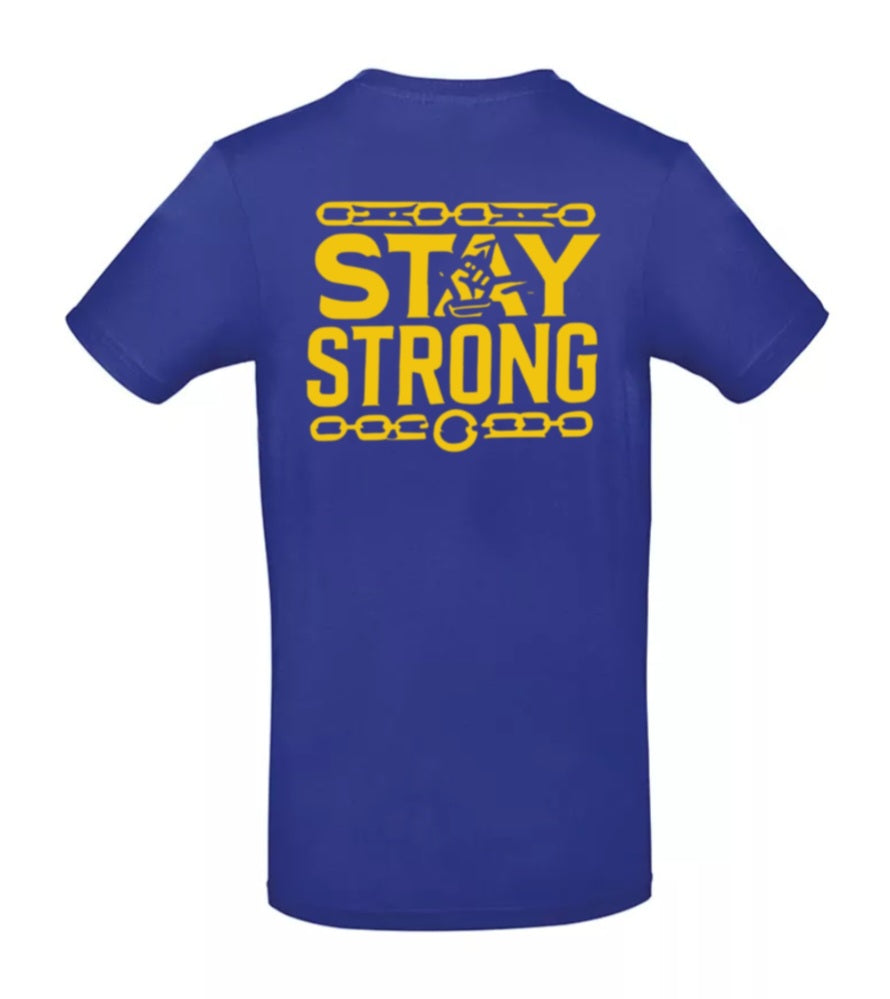 Stay Strong Heren T-Shirt - Power Edition (Gouden Logo's)