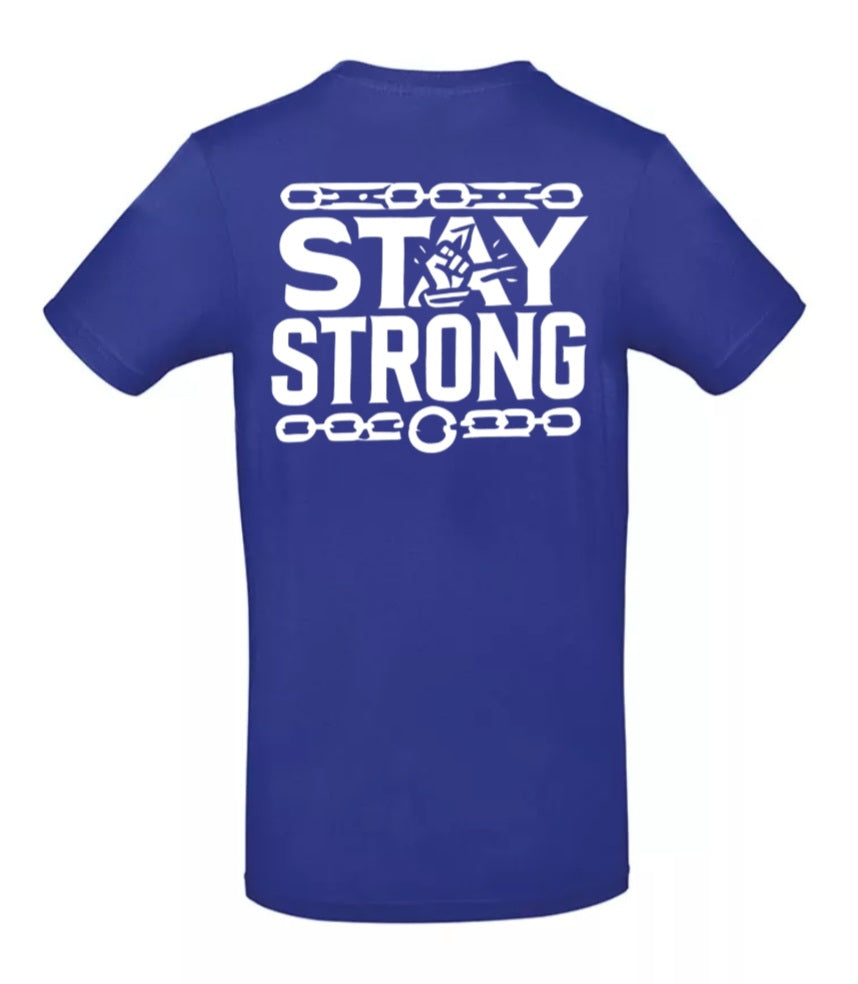 Stay Strong Heren T-Shirt - Classic Edition( Witte & Zwarte Logo's)