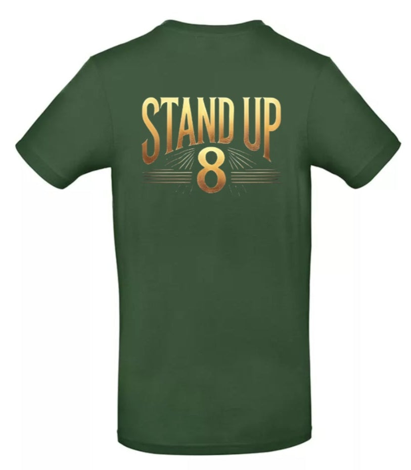 Rise Again Heren T-Shirt - Power Edition (Gouden logo's)