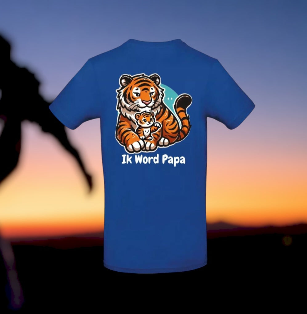 Ik Word Papa Heren T-Shirt - Animals Edition