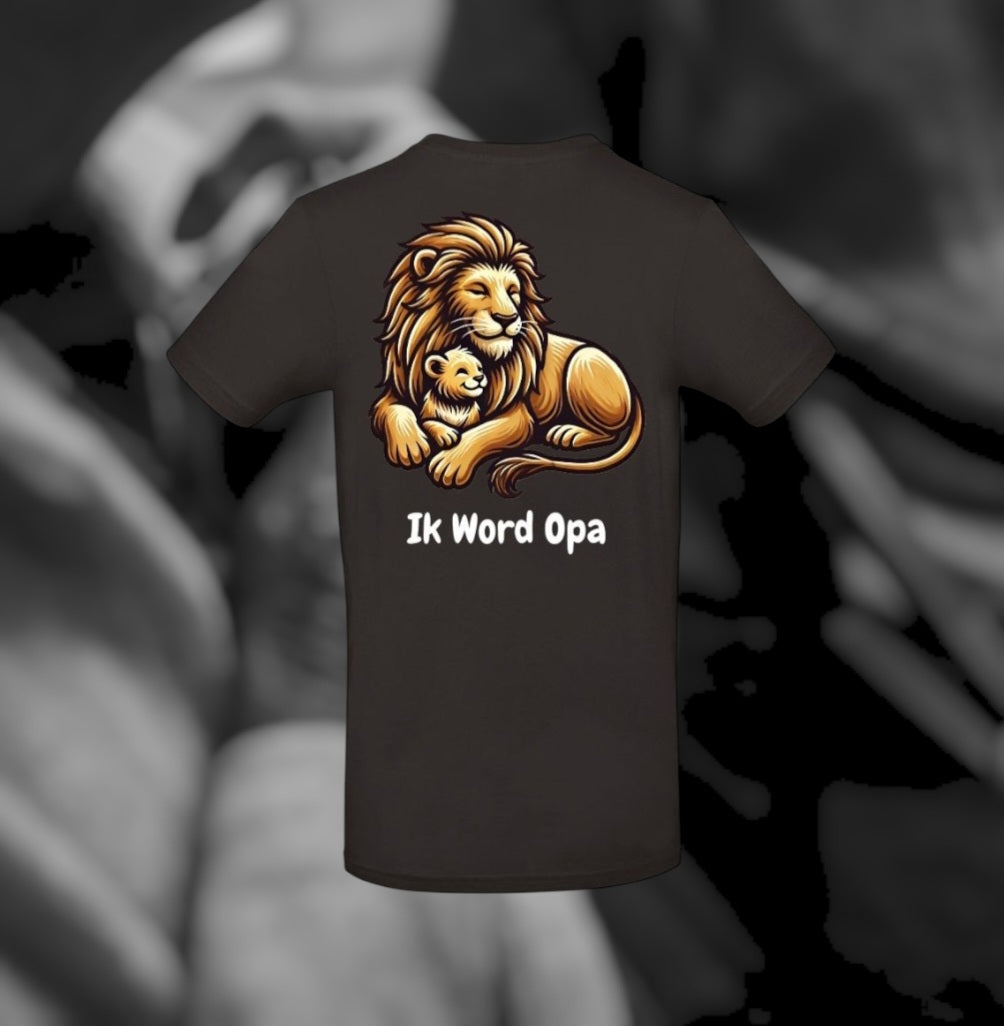 Ik Word Opa Heren T-Shirt - Animals Edition