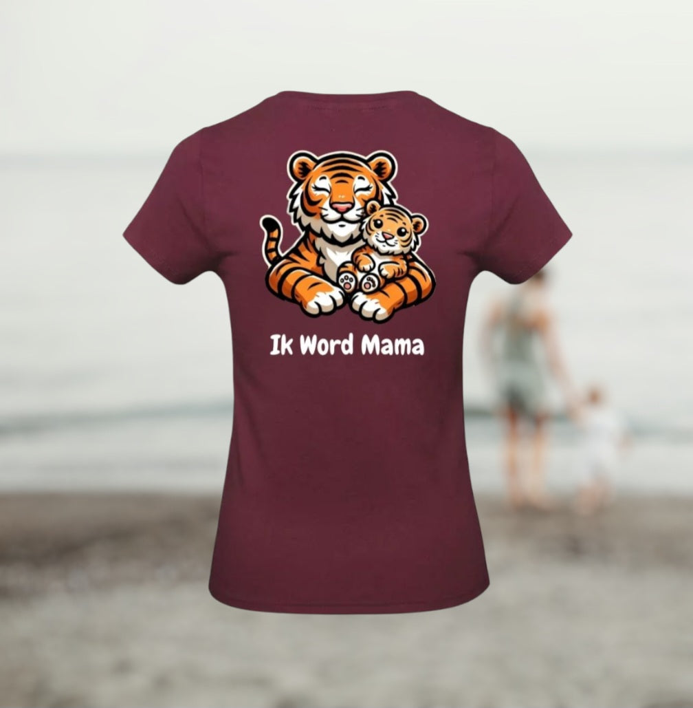 Ik Word Mama Dames T-Shirt - Animals Edition
