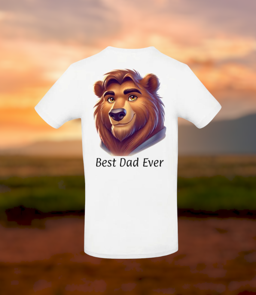 Best Dad Ever Heren T-Shirt - Animals Edition