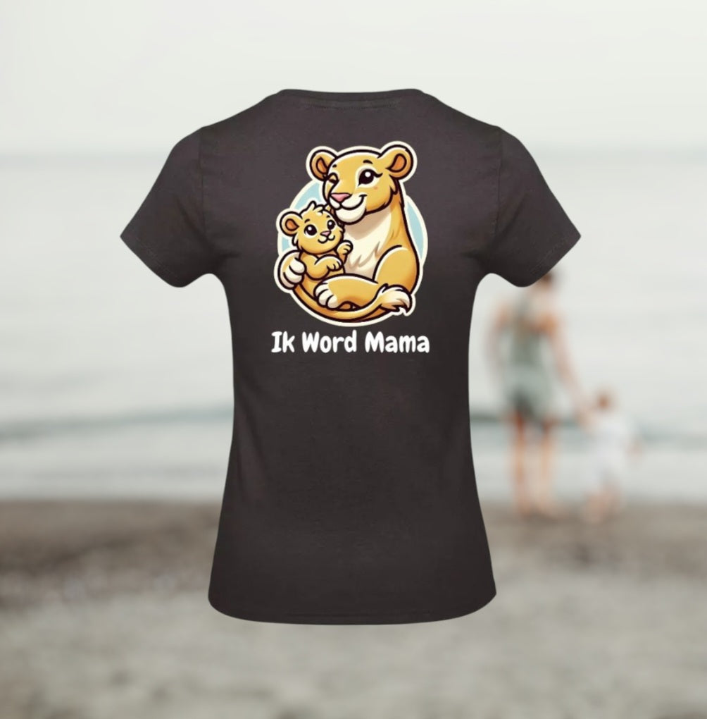 Ik Word Mama Dames T-Shirt - Animals Edition