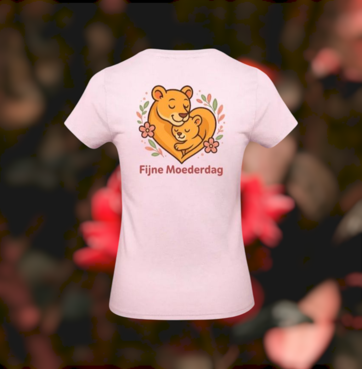 Fijne Moederdag Dames T-Shirt - Voor De Liefste Moeder!