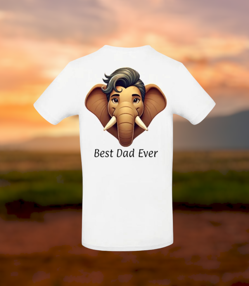 Best Dad Ever Heren T-Shirt - Animals Edition