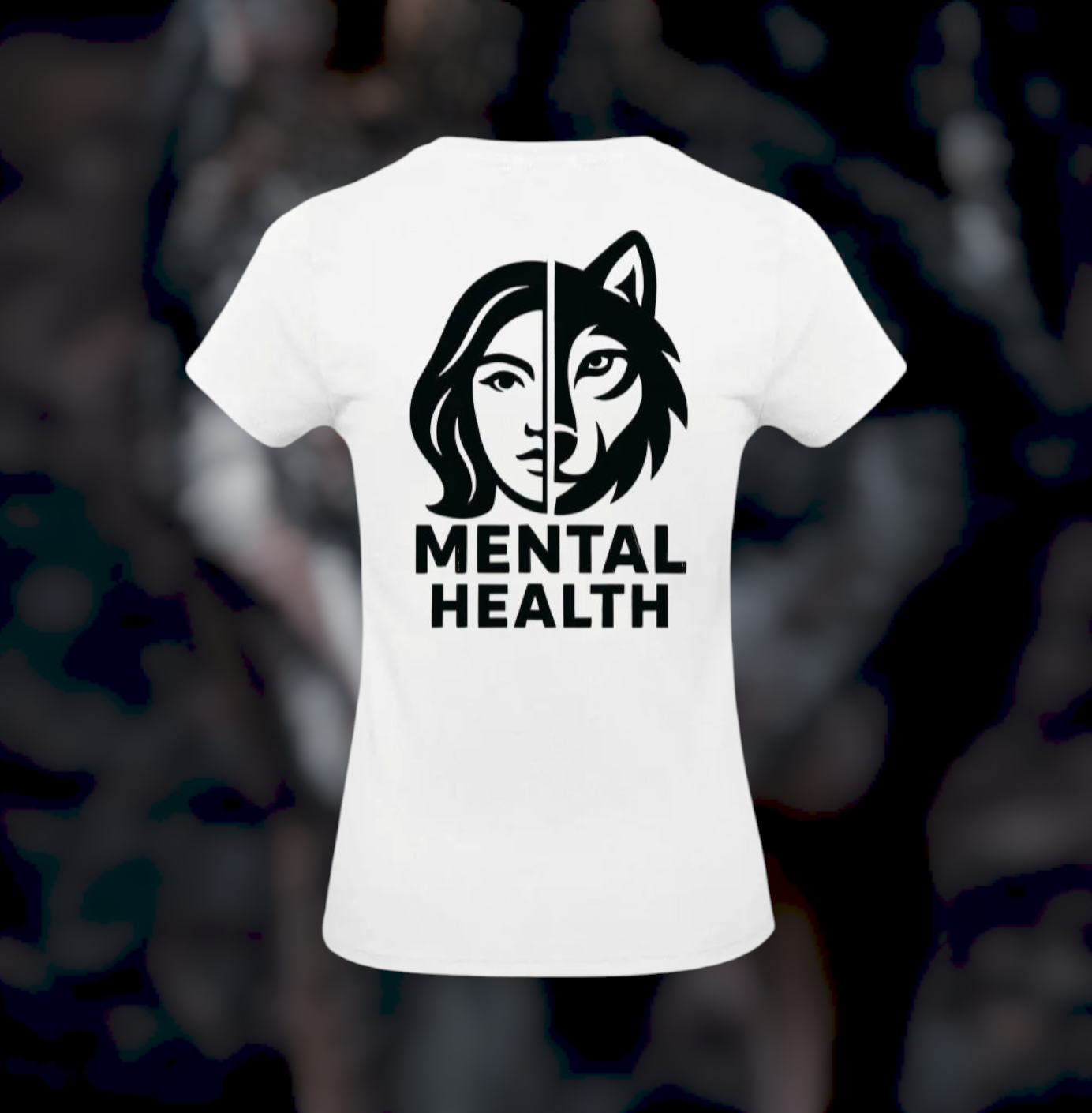 Mental Health Dames T-Shirt - Inner Wolf