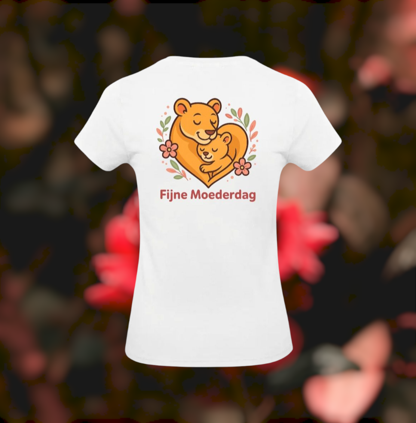 Fijne Moederdag Dames T-Shirt - Voor De Liefste Moeder!