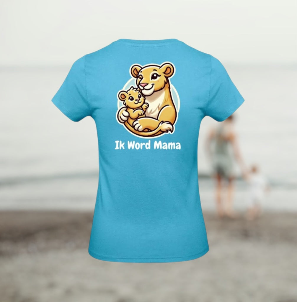Ik Word Mama Dames T-Shirt - Animals Edition