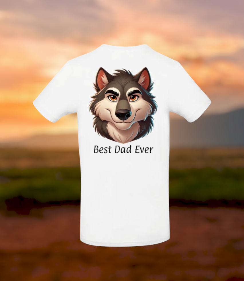 Best Dad Ever Heren T-Shirt - Animals Edition