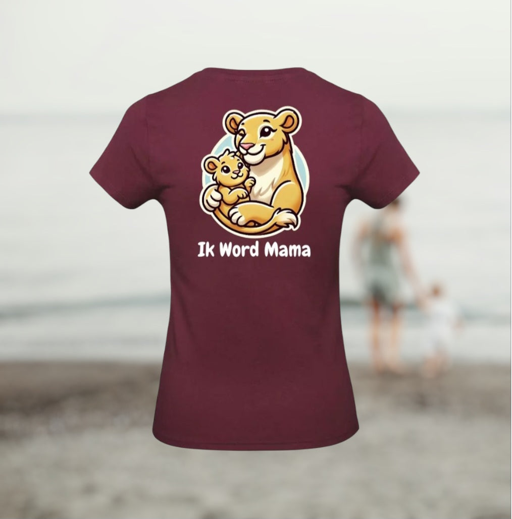 Ik Word Mama Dames T-Shirt - Animals Edition