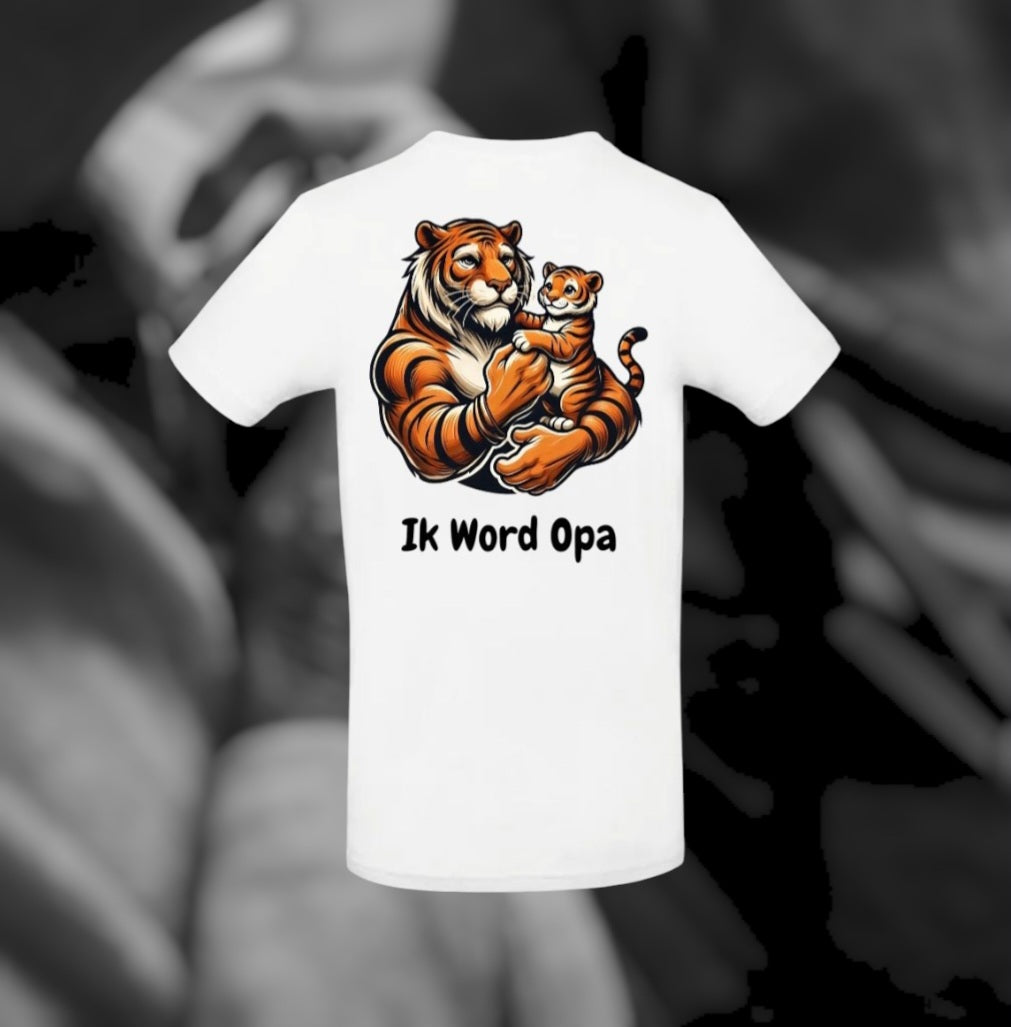 Ik Word Opa Heren T-Shirt - Animals Edition