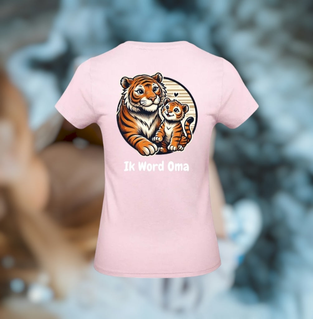 Ik Word Oma Dames T-Shirt - Animals Edition