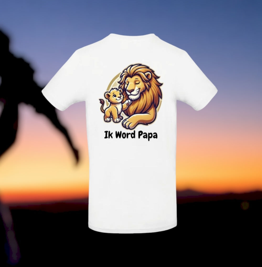 Ik Word Papa Heren T-Shirt - Animals Edition