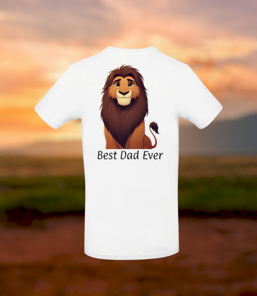 Best Dad Ever Heren T-Shirt - Animals Edition