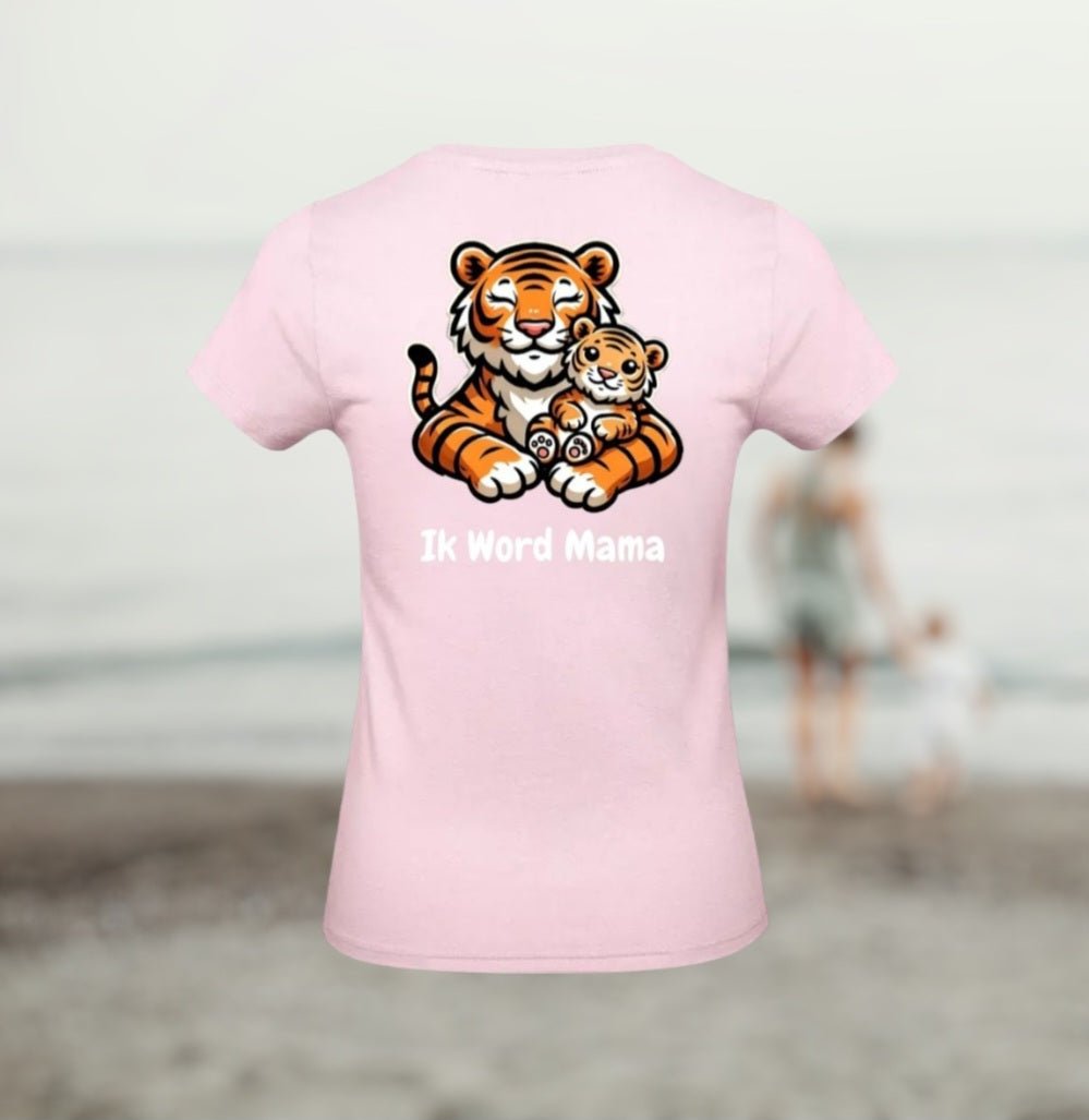 Ik Word Mama Dames T-Shirt - Animals Edition