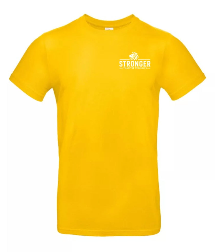 Stronger Than The Struggles Heren T-Shirt - Classic Edition (Witte & Zwarte logo)