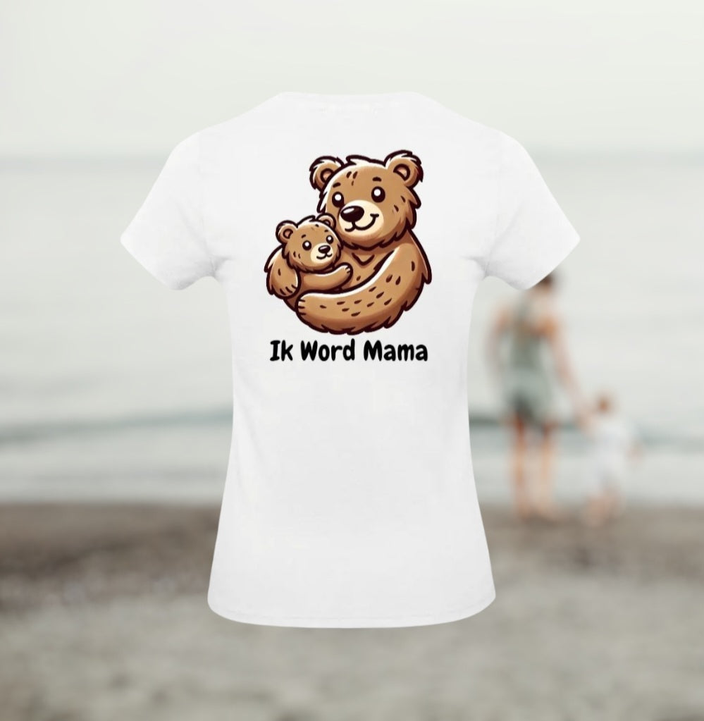 Ik Word Mama Dames T-Shirt - Animals Edition