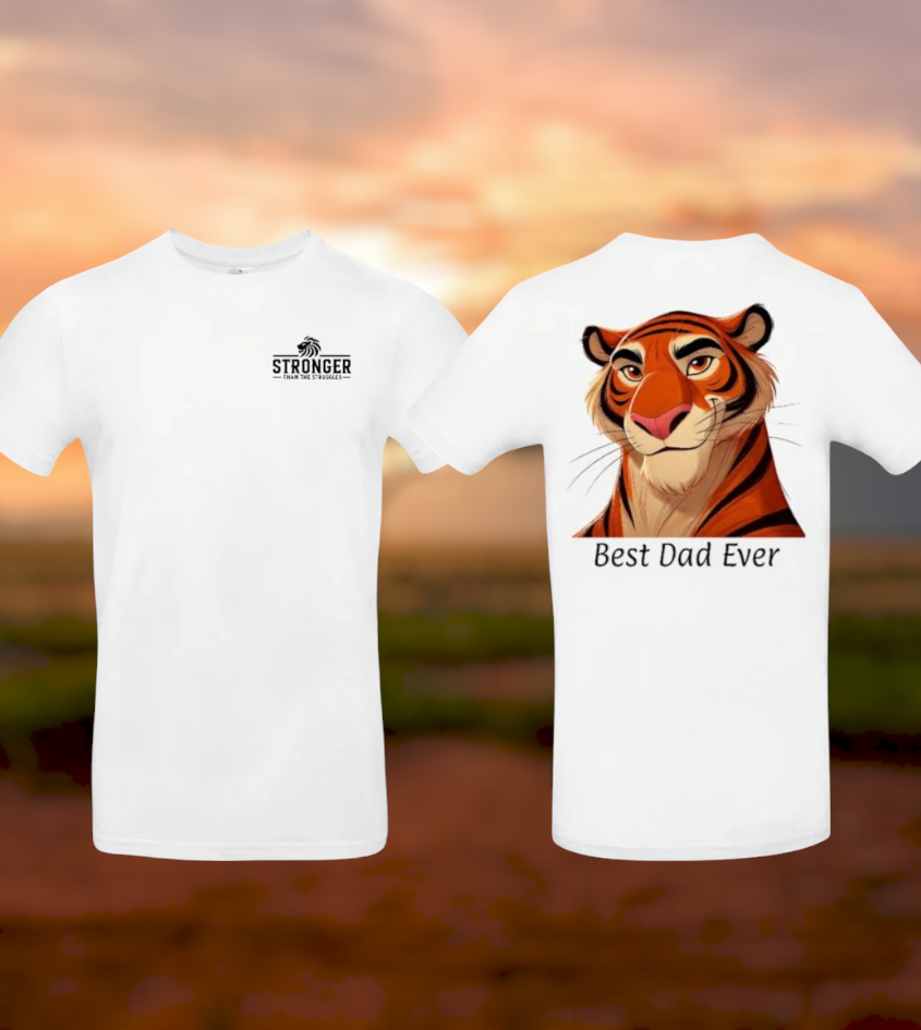 Best Dad Ever Heren T-Shirt - Animals Edition
