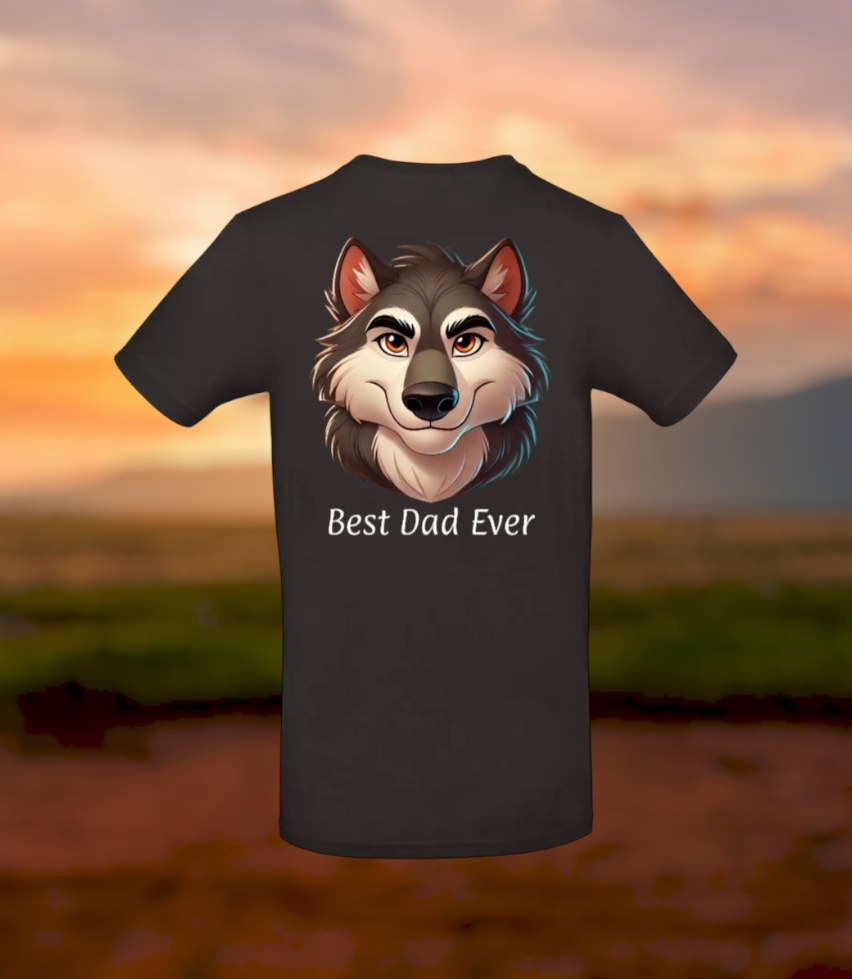 Best Dad Ever Heren T-Shirt - Animals Edition