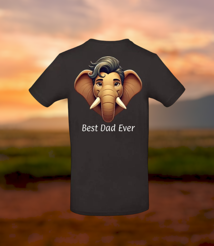 Best Dad Ever Heren T-Shirt - Animals Edition