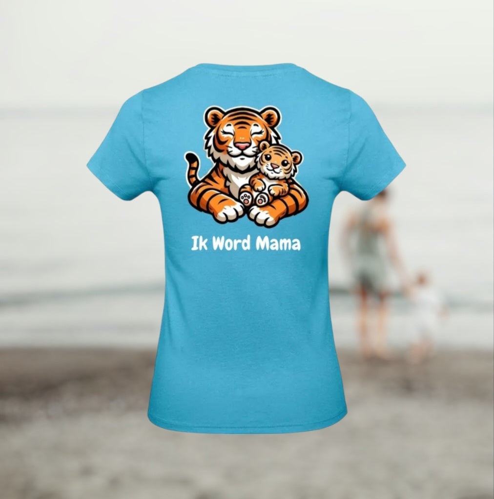 Ik Word Mama Dames T-Shirt - Animals Edition
