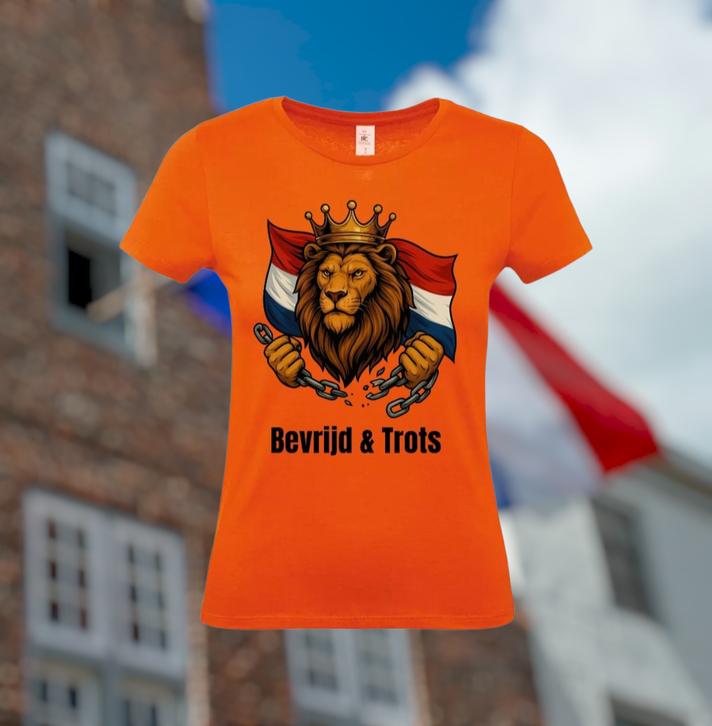 Bevrijd & Trots Dames T-Shirt – Bevrijdingsdag Edition