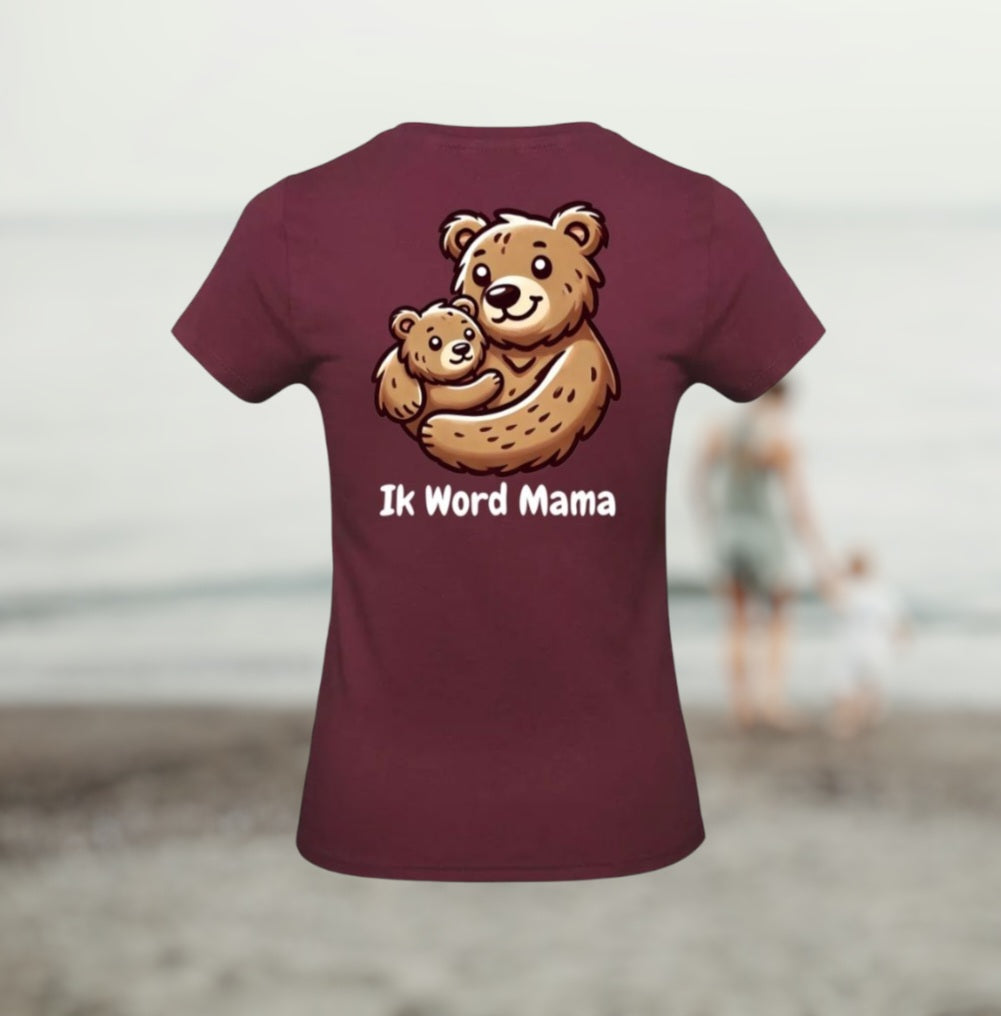 Ik Word Mama Dames T-Shirt - Animals Edition