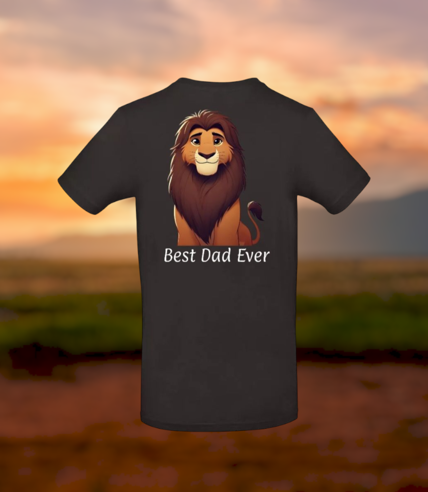 Best Dad Ever Heren T-Shirt - Animals Edition