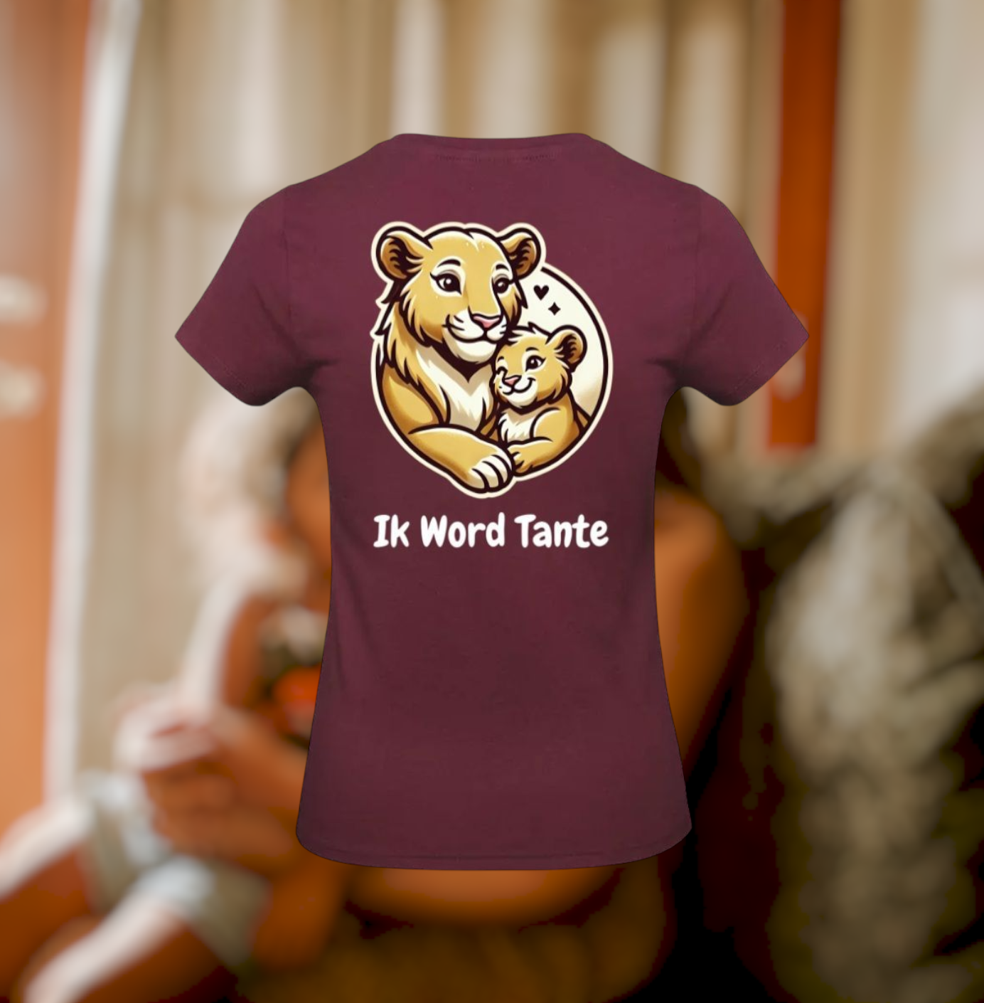 Ik Word Tante Dames T-Shirt - Animals Edition