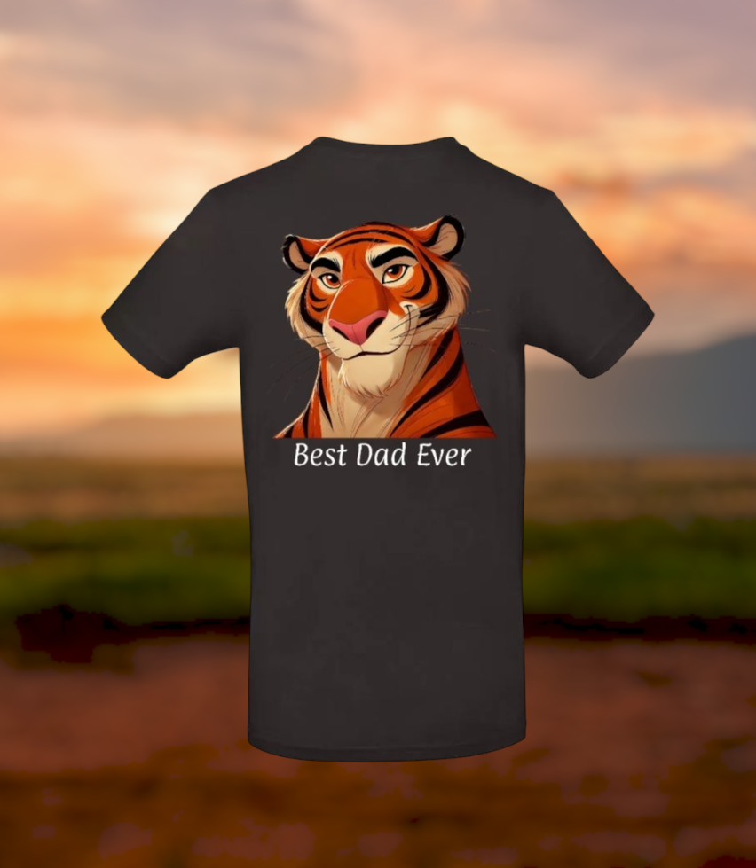 Best Dad Ever Heren T-Shirt - Animals Edition