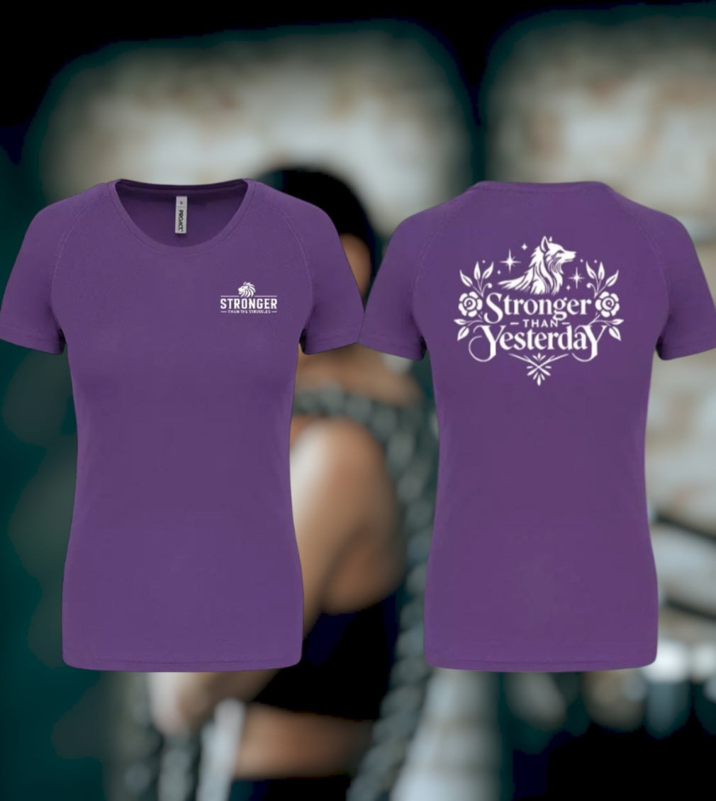 Stronger than yesterday Sport T-Shirt