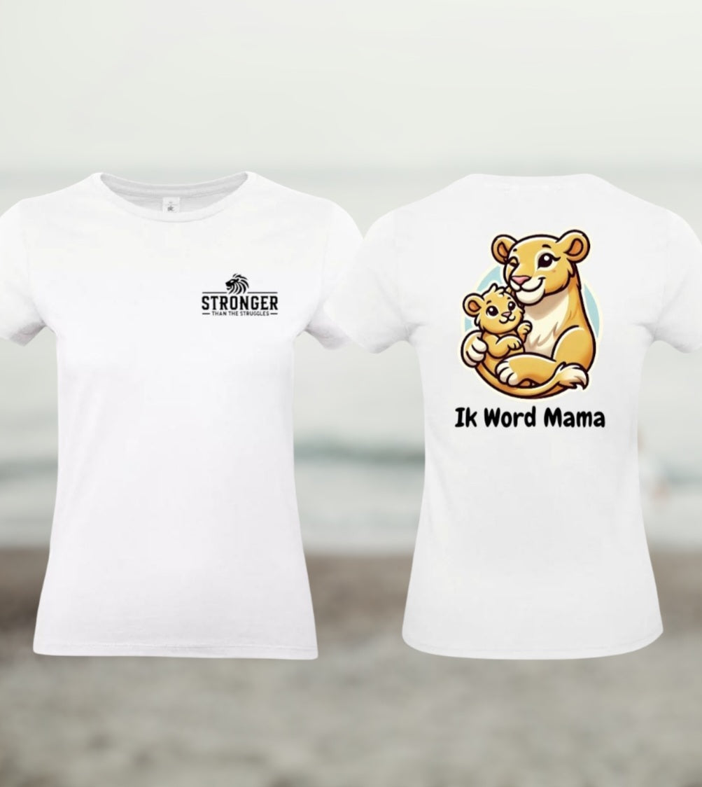 Ik Word Mama Dames T-Shirt - Animals Edition