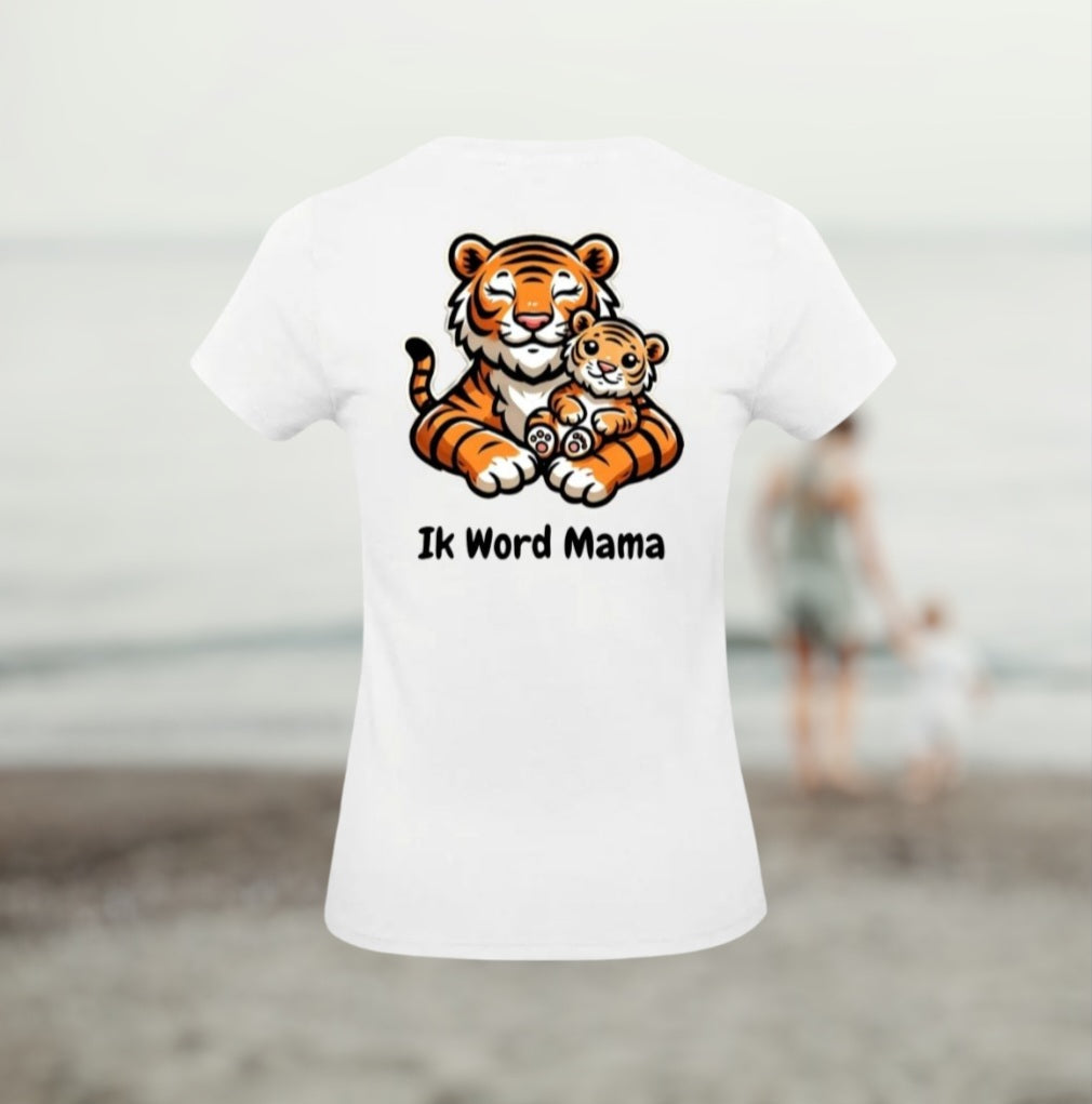 Ik Word Mama Dames T-Shirt - Animals Edition