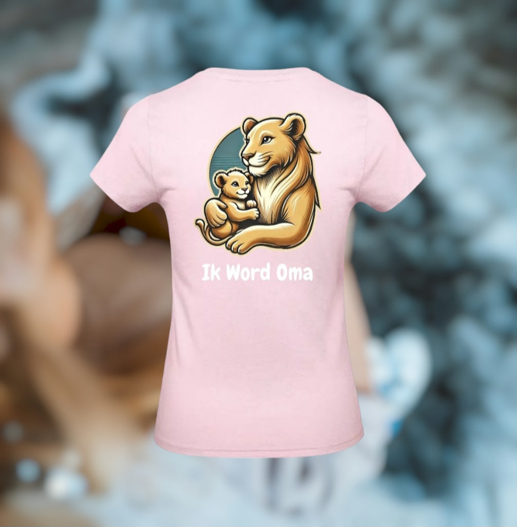 Ik Word Oma Dames T-Shirt - Animals Edition