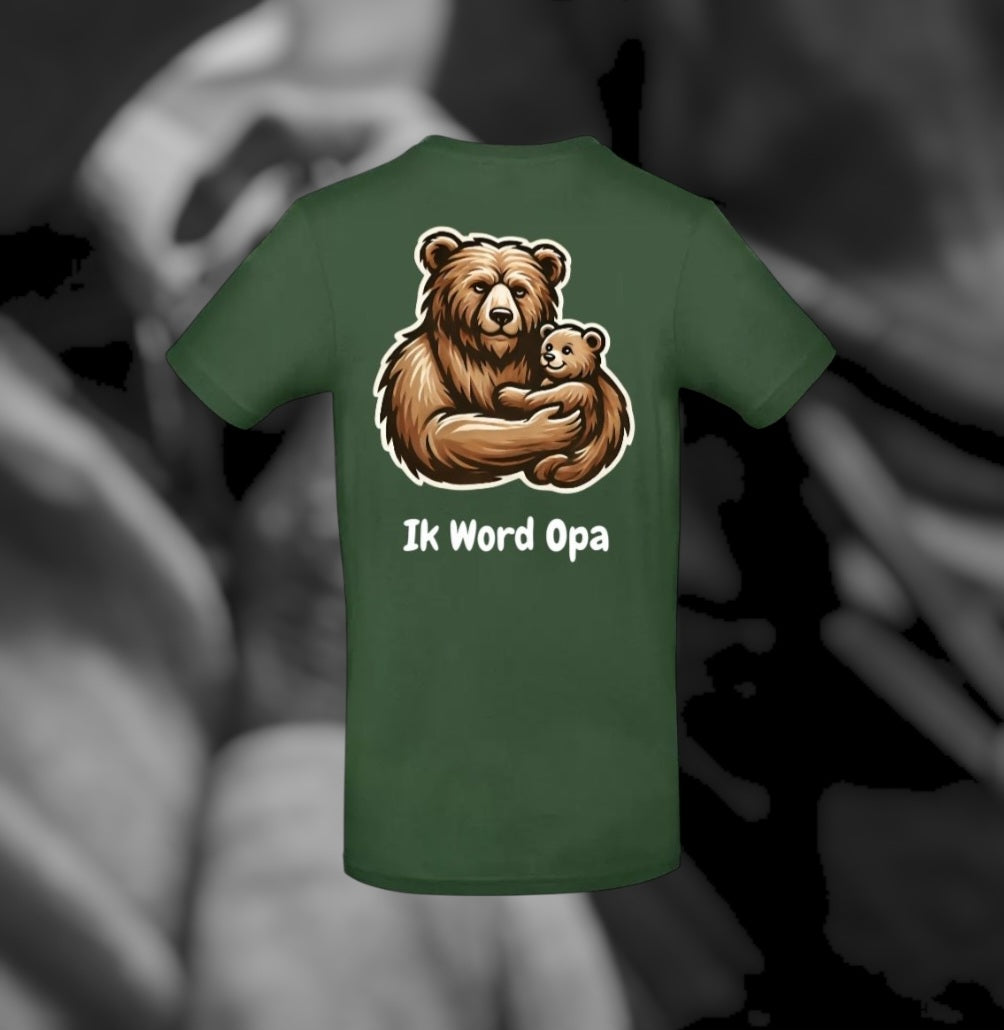 Ik Word Opa Heren T-Shirt - Animals Edition