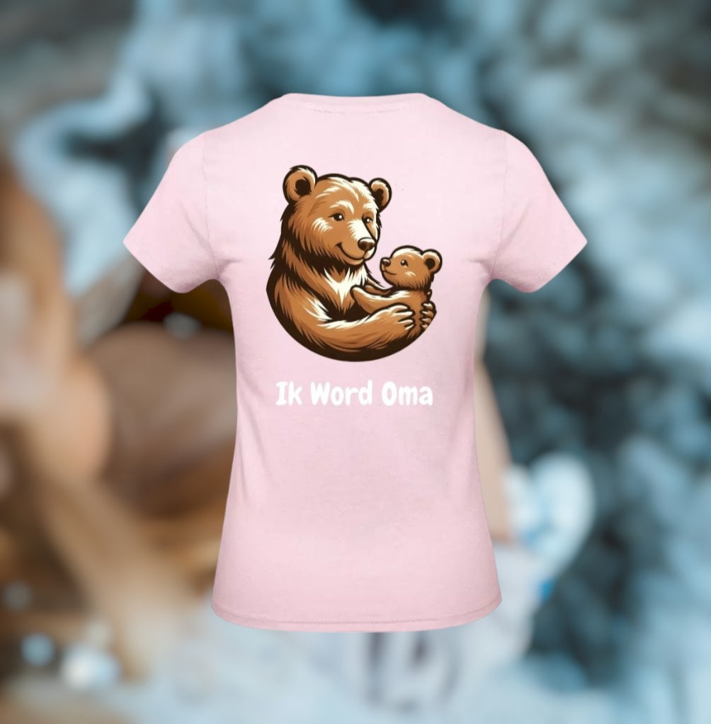 Ik Word Oma Dames T-Shirt - Animals Edition