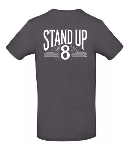Rise Again Heren T-Shirt – Classic Edition ( Witte & Zwarte Logo's)