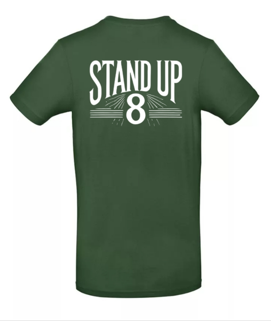 Rise Again Heren T-Shirt – Classic Edition ( Witte & Zwarte Logo's)